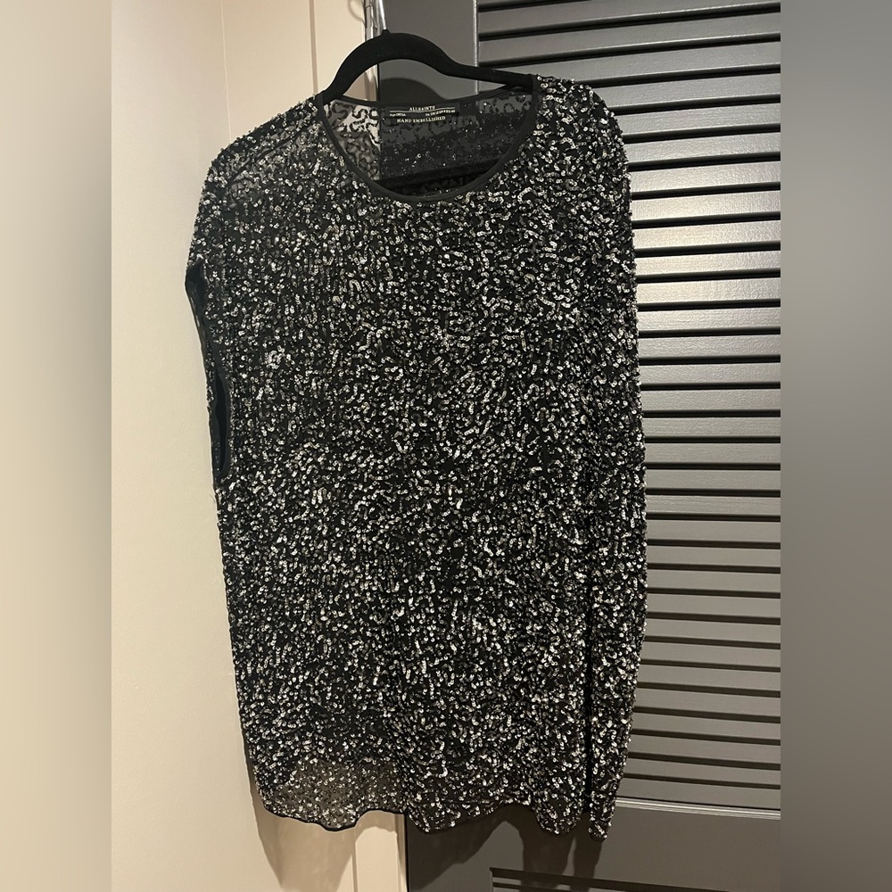 ALL SAINTS Sequined Dress